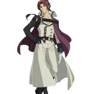 😃 02bc2dde 动漫, 漫画, 角色, 男性, 红发, 动漫角色 telegram sticker