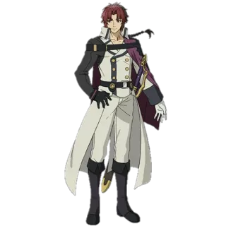 😃 7ce15ed2 动漫, 角色, 剑, 制服 telegram sticker