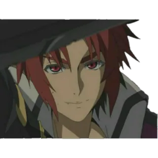 🗡 c1ae798f 动漫, 漫画, 红发, 男性角色, 帽子 telegram sticker