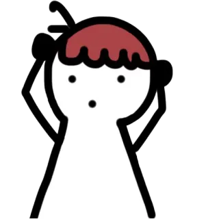 🙉 f0cf0d67 Kartun, Karakter, Manusia stik, Lucu, Gambar telegram sticker