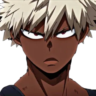 🦔 5f38fa44 Katsuki Bakugo My Hero Academia Animé, Manga, Héros, Méchant telegram sticker