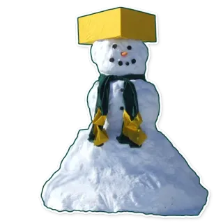 🎉 ecdd7e1d manusia salju, musim dingin, salju, natal telegram sticker