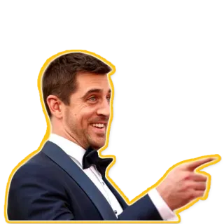 👉 164bbe18 Aaron Rodgers 阿隆·罗杰斯, 美式橄榄球, NFL, 运动员, 四分卫, 名人 telegram sticker