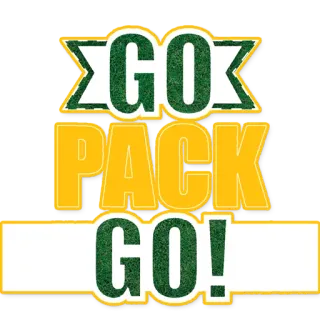 ✍ ab324203 GO PACK GO! Go Pack Go, 绿湾包装工, 美式足球, 体育, 球队, 威斯康星州 telegram sticker