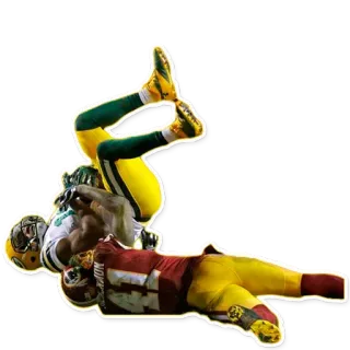 🇮🇴 c9ae1cca フットボール, スポーツ, タックル, 衝突, アスリート, 試合 telegram sticker