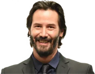 😅 226b91ca Keanu Reeves acteur, beroemdheid, man, portret telegram sticker