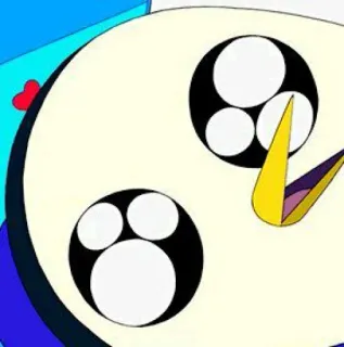 🥰 4a30e6fe 贴纸, 可爱, 黄色, 白色, 插画, 卡通 telegram sticker