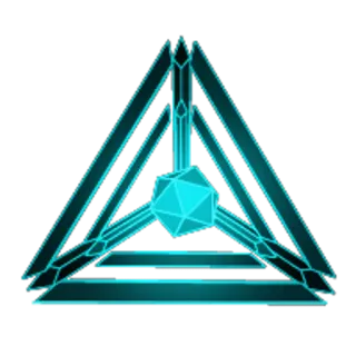 🙈 336c0511 geometris, abstrak, bercahaya, segitiga, 3D, kristal, futuristik whatsapp sticker