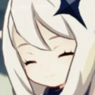 😁 1e59802e Paimon Genshin Impact паймон, genshin impact, аниме, видеоигра whatsapp sticker