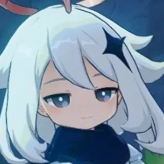 😑 21c3cd7c Paimon Genshin Impact Аниме, Видеоигра, Genshin Impact, Паймон, Аварийная еда whatsapp sticker