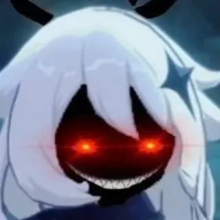 😈 94b486f6 Paimon Genshin Impact паймон, genshin impact, аниме, игра, фэнтези, демон whatsapp sticker