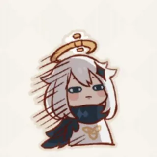💫 1bc0c68c Paimon Genshin Impact Паймон, Genshin Impact, Аниме, Игра, Милый, Персонаж telegram sticker