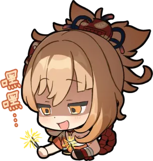 🎭 0976bcf4 嘿嘿 Anime, Sticker, Süß, Cartoon whatsapp sticker