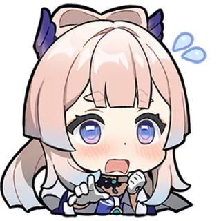 🎭 65657e56 Kokomi Genshin Impact Anime, Chibi, Kokomi, Genshin Impact, Süß whatsapp sticker