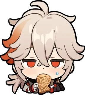 🎭 a0b9ca1b Kaedehara Kazuha Genshin Impact Anime, Videospiel, Genshin Impact, Kazuha, Charakter, Süß, Aufkleber whatsapp sticker