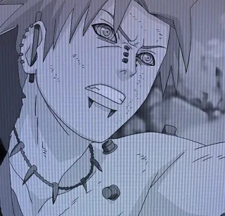 😠 2c289911 Pain Naruto anime, villain, rinnegan, ninja, akatsuki telegram sticker