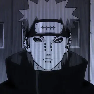 🫤 469f424f Pain Naruto anime, ninja, akatsuki, villain, naruto, shippuden telegram sticker