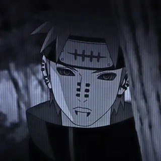 😠 50ee14e5 Pain Naruto anime, character, ninja, akatsuki, villain telegram sticker