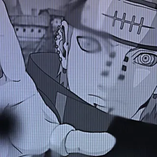 😠 750fd36f Pain Naruto anime, manga, akatsuki, shinobi, village telegram sticker