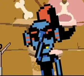 🤦‍♀ 408072ee Susie Deltarune monster, pixelart, videospiel, susie, deltarune whatsapp sticker