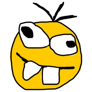 😜 d3947cdb Meme, Emoji, Divertido, Derp, Expresión telegram sticker