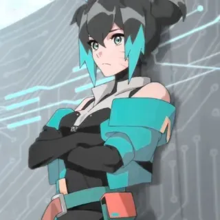 🩸 c6d91876 anime, girl, cartoon, character, illustration, digital art telegram sticker