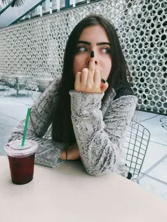 😌 f79596bc middle finger, offensive, gesture, rude telegram sticker