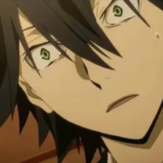 😳 acc5f5a1 动漫, 震惊, 惊讶, 恐惧, 担心, 表情, 角色 telegram sticker