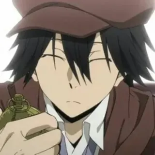 🤨 f2a5d53a Ranpo Edogawa Bungo Stray Dogs 动漫, 江户川乱步, 文豪野犬, 侦探, 角色, 漫画 telegram sticker