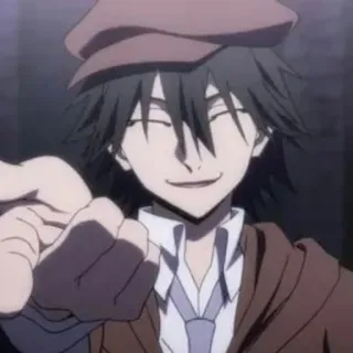 😉 f7da2171 Ranpo Edogawa Bungo Stray Dogs 动漫, 漫画, 江户川乱步, 文豪野犬, 角色, 侦探 telegram sticker