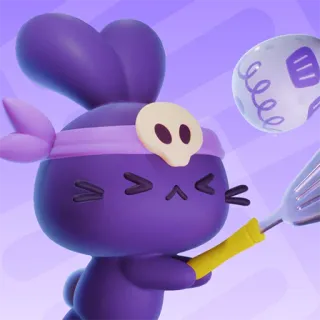 👿 2320bcef lapin, crâne, pirate, dessin animé, mignon, animal, cuisine, spatule telegram sticker