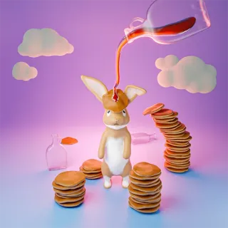 Pancake Bunnies NFT whatsapp stickers