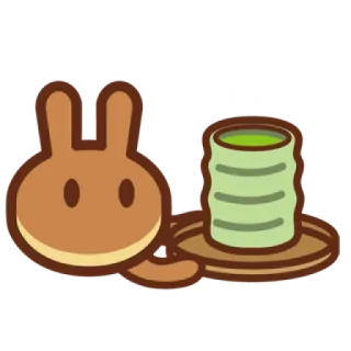 🍵 bfd562cb bunny, rabbit, tea, green tea, kawaii, cute telegram sticker