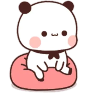 🍯 64a93f82 Panda, Słodkie, Kreskówka, Zwierzę, Kawaii, Naklejka telegram sticker