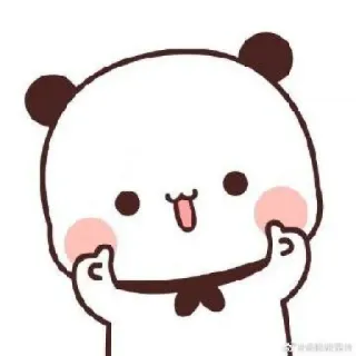 🍯 947be1be Panda, Urocze, Kreskówka, Zwierzę, Kawaii telegram sticker