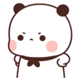 🍯 9dc82fbb słodki, panda, naklejka, zwierzę, kreskówka, niedźwiedź telegram sticker