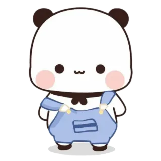 🍯 b5e9ccad Panda, Kreskówka, Słodki, Zwierzę, Naklejka telegram sticker