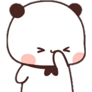 🍯 e06fd5e3 Panda, Słodki, Kawaii, Naklejka, Kreskówka, Emoji, Zwierzę telegram sticker