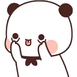 🍯 ed338978 panda, słodkie, naklejka, zwierzę, kreskówka, kawaii telegram sticker