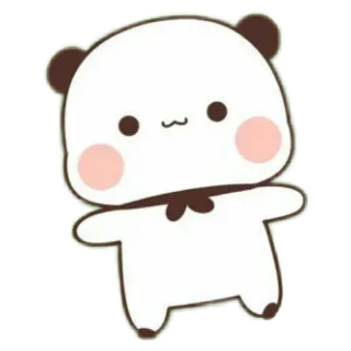 🛌 a6969634 Gấu trúc, Dễ thương, Hoạt hình, Gấu, Động vật, Kawaii telegram sticker