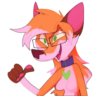 😏 a372628e Furry, Fuchs, Cartoon, Anthropomorph telegram sticker