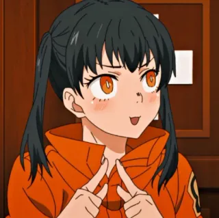 🔥 0751e2cd Maki Oze Fire Force Anime, Feuerwehrmann, Manga, Süß, Cartoon telegram sticker
