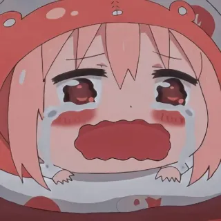 ✨ 5b72ad9b Anime, Weinend, Traurig, Süß, Kawaii telegram sticker