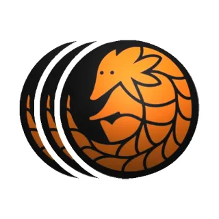 🤪 0ebbf942 trenggiling, binatang, oranye, hitam, sisik, imut whatsapp sticker