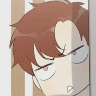 🎞 55f2164f 漫画, 怒り, 男, 顔, 表情 whatsapp sticker