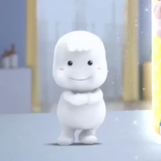 👶 021d9cd2 น่ารัก, คาวาอิ, ตัวละคร, จิบิ, สีขาว, มินิมอล, มาสคอต telegram sticker