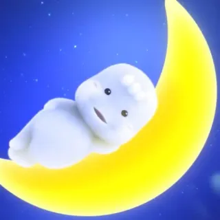 👶 342ab71a เด็ก, พระจันทร์, กลางคืน, น่ารัก, นอนหลับ, พระจันทร์เสี้ยว, ดวงดาว telegram sticker