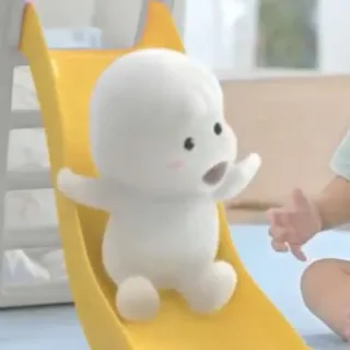 👶 4085b855 ตัวละคร, น่ารัก, สไลด์, ของเล่น telegram sticker