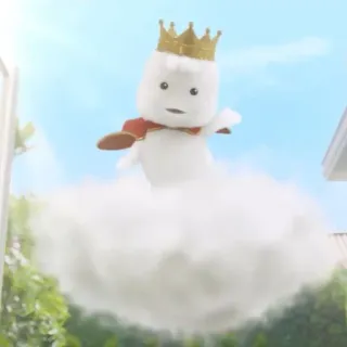 👶 59804937 เมฆ, มงกุฎ, พระราชา, มาสคอต, การ์ตูน, ตัวละคร, ท้องฟ้า, ปุย telegram sticker