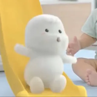 👶 66e064f9 น่ารัก, การ์ตูน, สไลด์, มาสคอต, ตัวละคร, เป็นมิตร telegram sticker